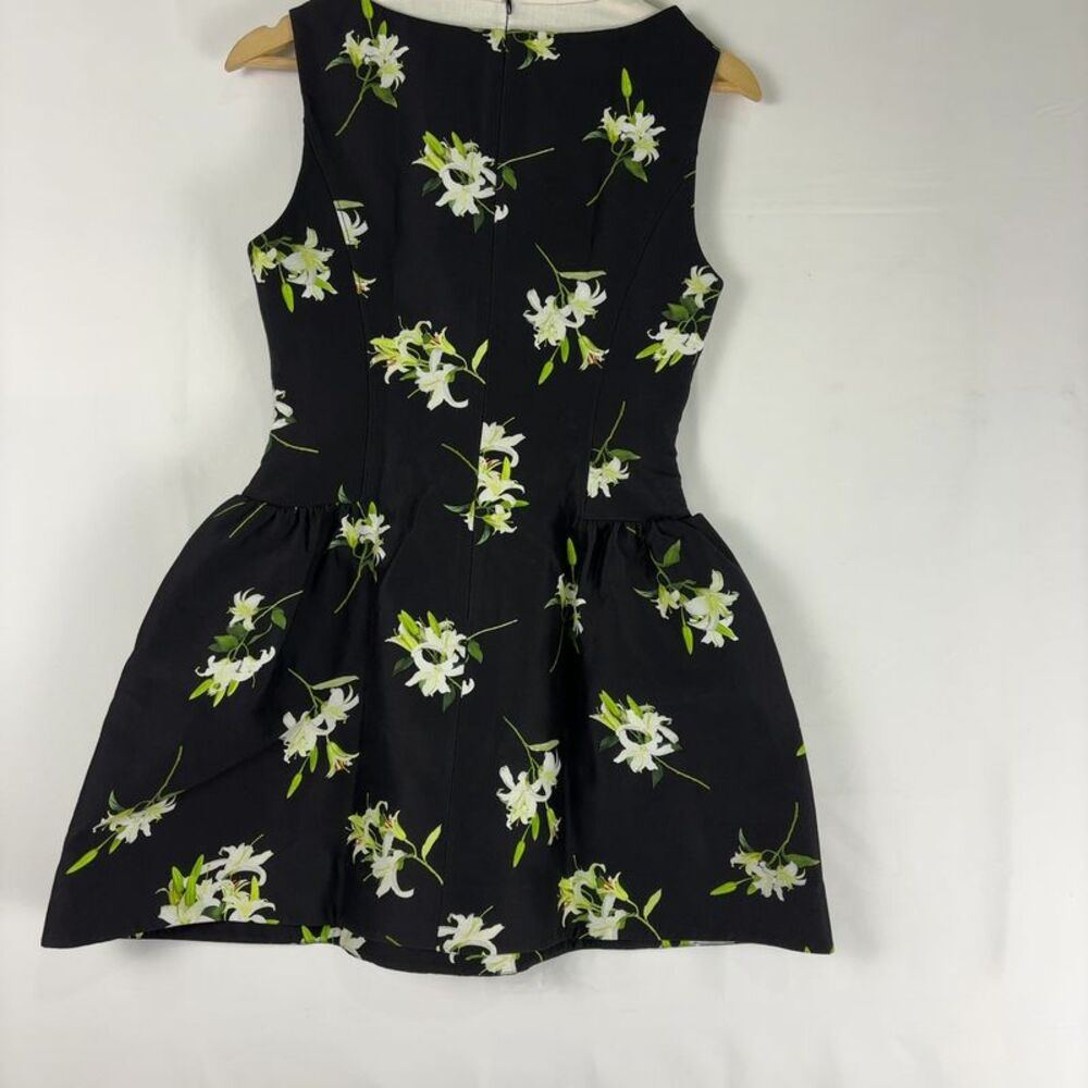 Shushu/Tong Shirt neck Patchwork Floral Mini Dress - Picture 6 of 7
